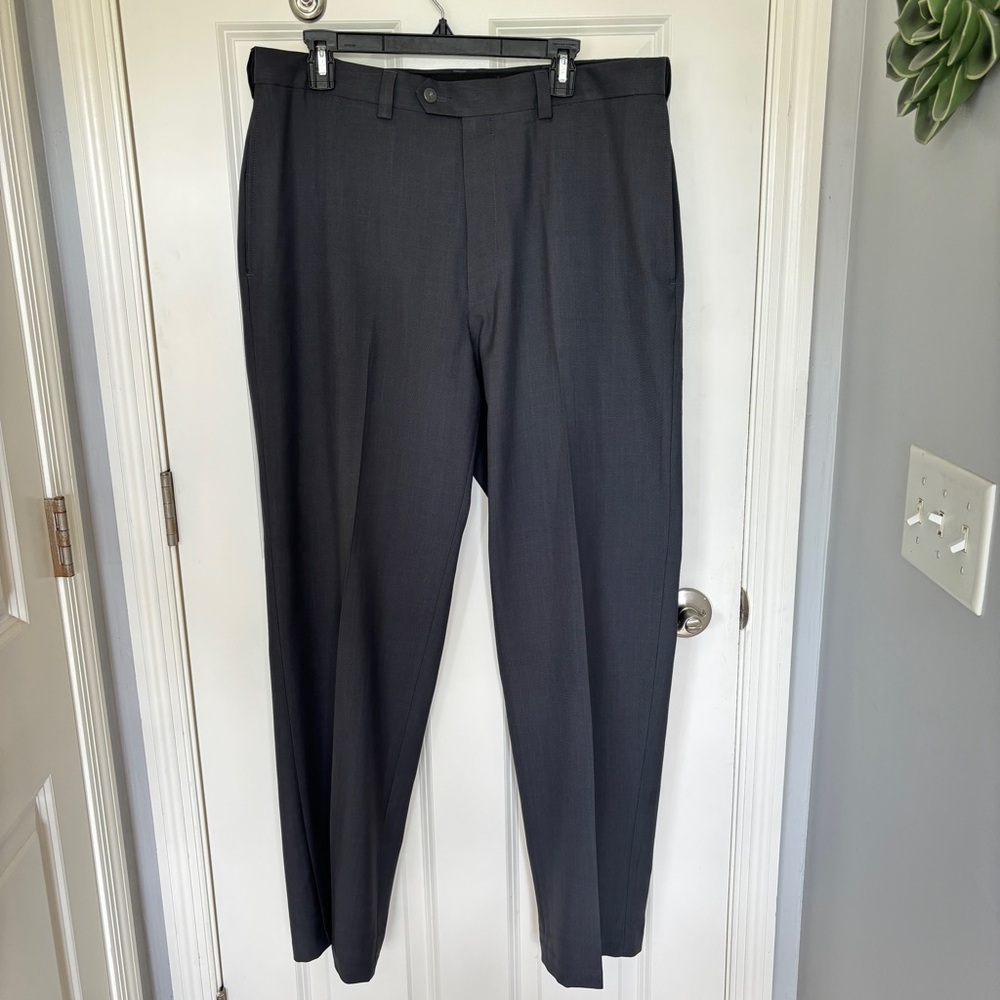 Haggar Men's Charcoal Dress Pants